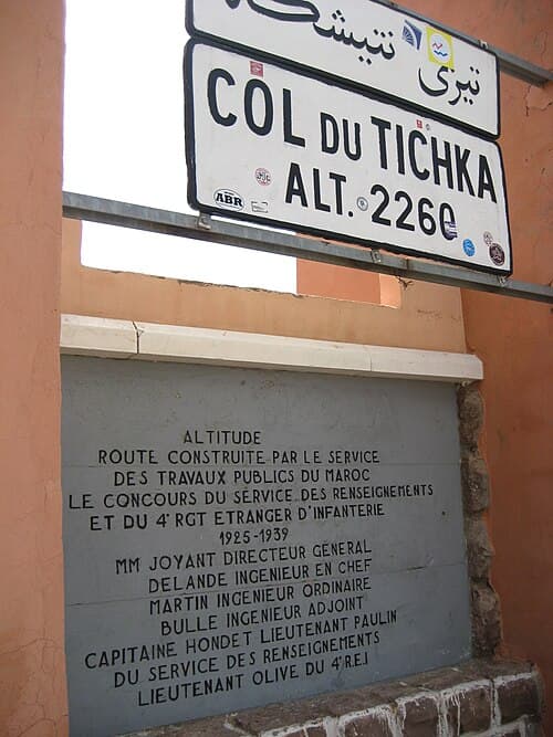 Col du Tizi n'Tichka dans le Haut Atlas